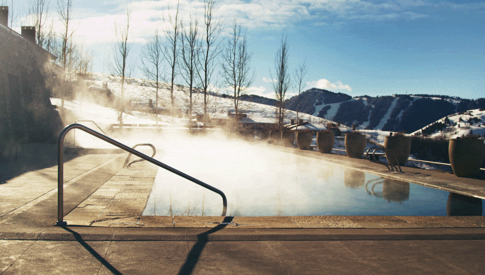 heated pool