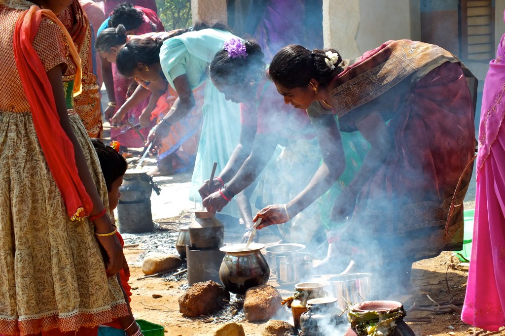 The Pongal cooks