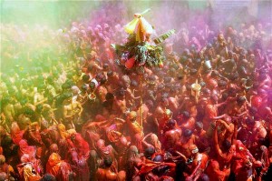 Holi In Vrindavan: Image courtesy: discoveringIndia